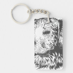 Porte-clefs Forme : Rectangle (double face)
