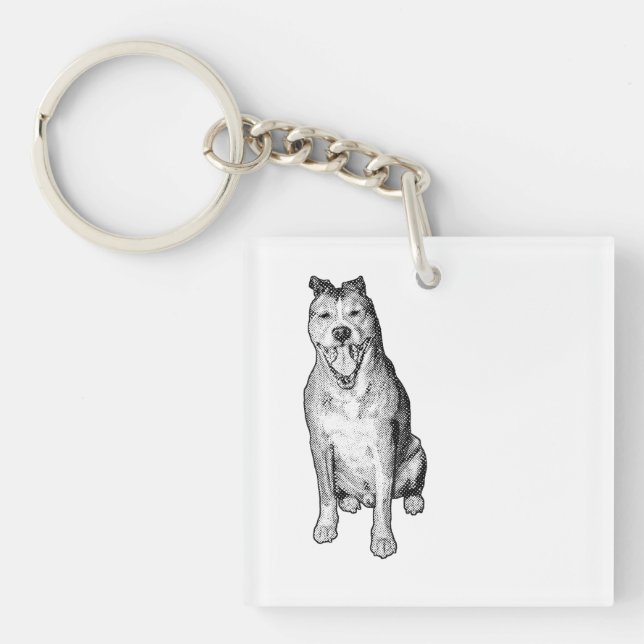 Porte-clefs Forme tonale calme (Devant)