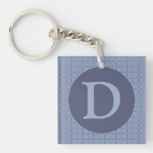 Porte-clefs formes circulaires motif sans couture
