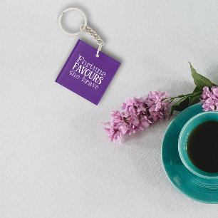 Porte-clefs Fortune favorise la typographie de script Porte -