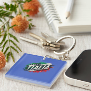 Porte-clefs Forza Italia Design avec effet dynamique