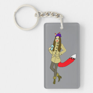 Porte-clefs Foxgirl