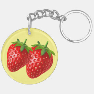 Porte-clefs Fraise