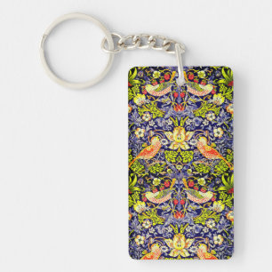 Porte-clefs Fraise Thief Oiseaux William Morris