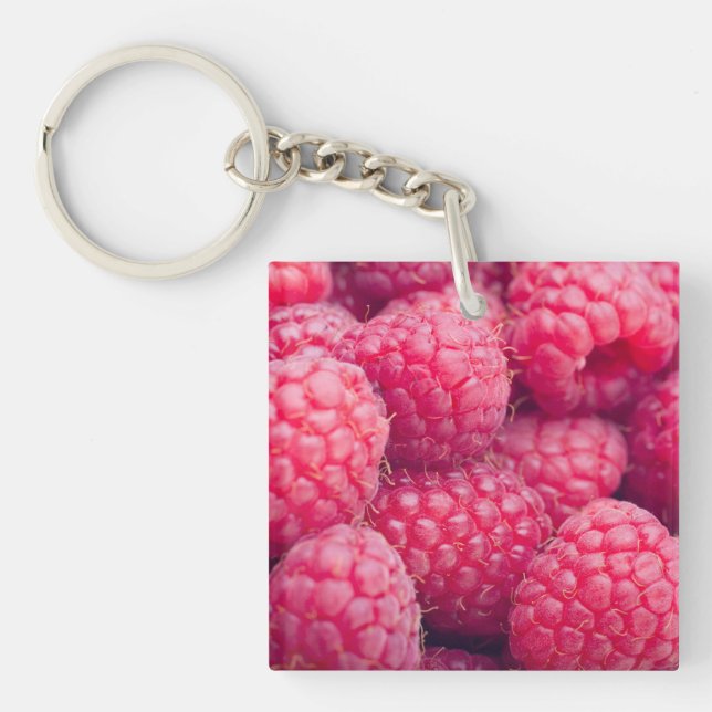 Porte-clefs Framboises fraîches (Devant)