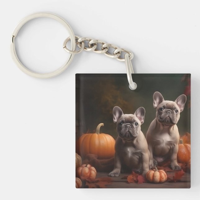 Porte-clefs Français Chien Chien Chien Chien Chien Puppy Autom (Devant)