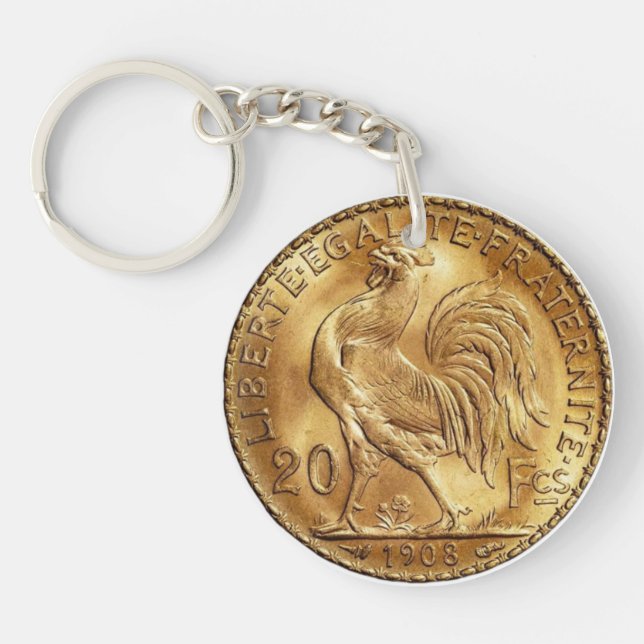 Porte-clefs Français Marianne Rooster (Devant)