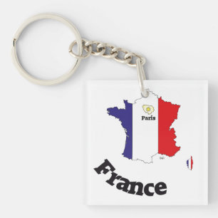 Porte-clefs France de France Francia remorque clée
