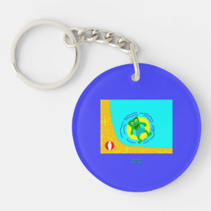 Porte-clefs FrankenCheese Porte - clé ronde d'été