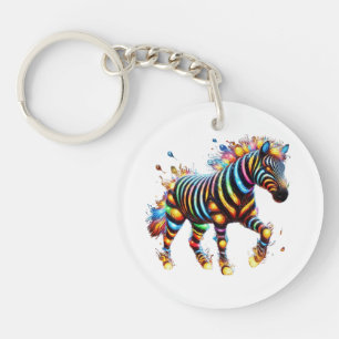 Porte-clefs Frapper le charme Zèbre