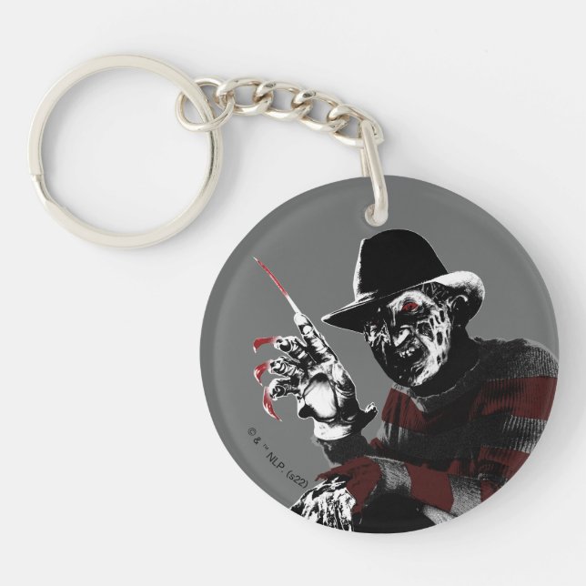 Porte-clefs Freddy contre Jason | Freddy Seeing Red (Devant)