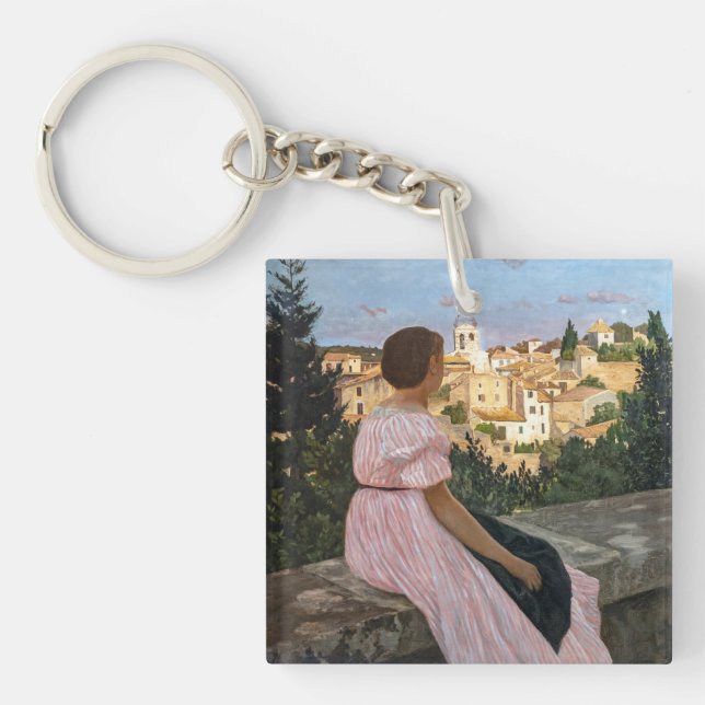 Porte-clefs Frederic Bazille - La robe rose (Devant)