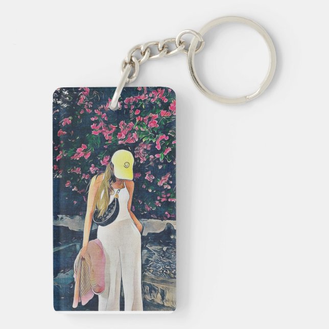 Porte-clefs Freen Sarocha en casquette (Dos)