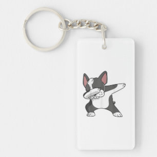 Porte-clefs French Buldog Dabbing Dance Pour Chien Maman Amour