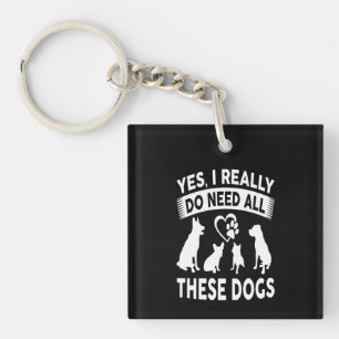 Porte-clefs Frenchie Gift Oui, J'Ai Vraiment Besoin De Tous C