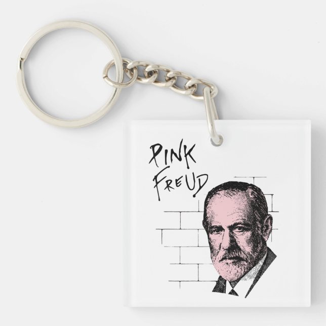 Porte-clefs Freud rose Sigmund Freud (Devant)