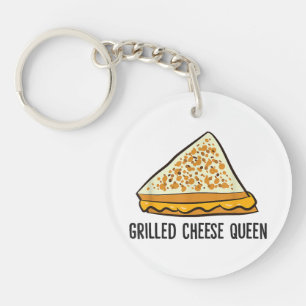 Porte-clefs Fromage Grillé Queen Funny Fromage Grillé