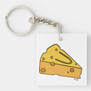 Porte-clefs Fromage Mignon Rieur