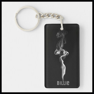 Porte-clefs Fumée noire et grise cool