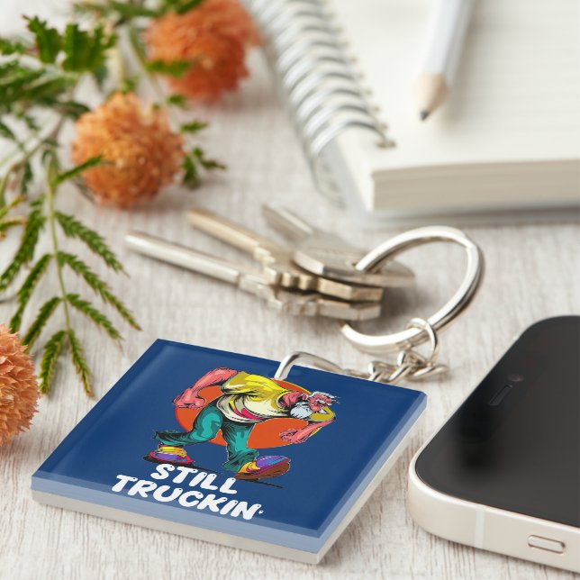 Porte-clefs Fun Still Truckin' (Devant Droit)