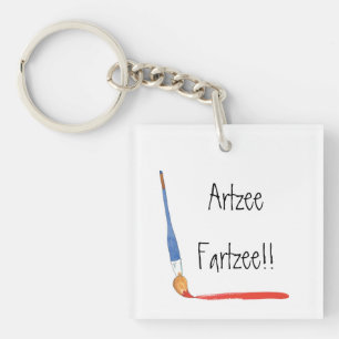 Porte-clefs Fun Super mignon Artzee Fartzee Acrylique