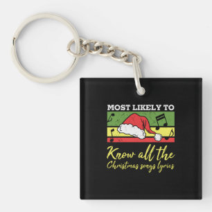 Porte-clefs Funky Christmas Holiday Music