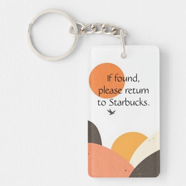 Porte-clefs Funny Coffee Lover Keychain (Devant)