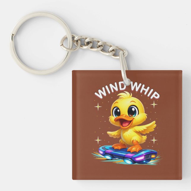 Porte-clefs funny duck T-Shirt (Devant)