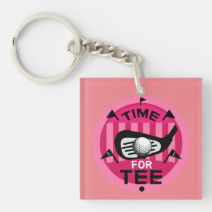 Porte-clefs Funny Femme Golfers Pros Fanatics de golf