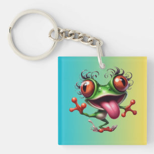 Porte-clefs Funny Frog Columbus Porte - clé de jour
