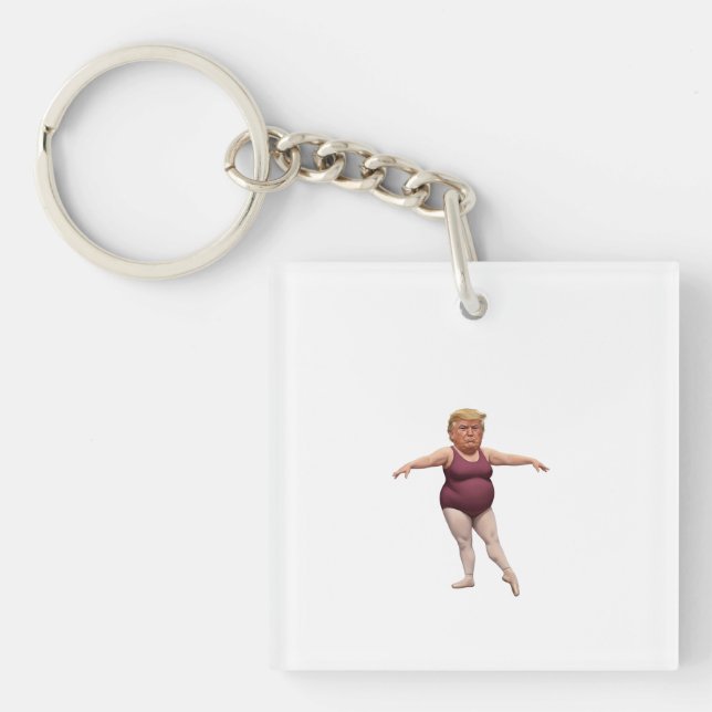 Porte-clefs Funny Meme Caricature Keychain Humor Accessory (Devant)