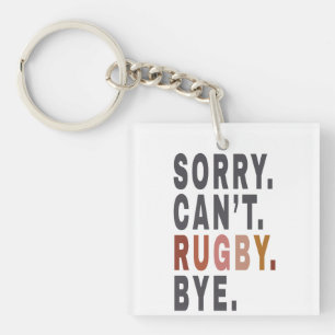 Porte-clefs Funny Rugby Weekender, pour la maman de Rugby, Idé