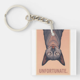 Porte-clefs Funny Sphynx Cat Unfortunate Meme Art - Sarcastic 