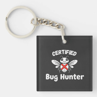 Porte-clefs Funny Tech Porte - clé - "Certifié Bug Hunter"
