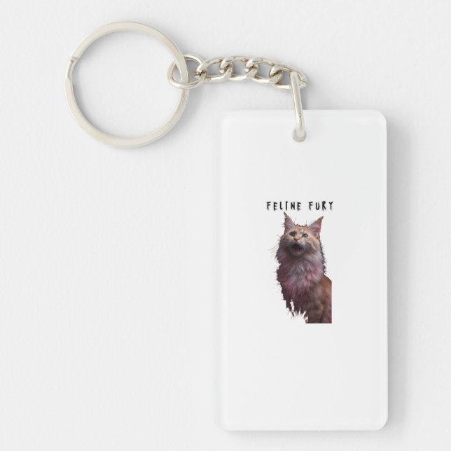 Porte-clefs Fureur Féline (Devant)