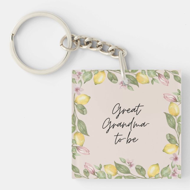 Porte-clefs Future arrière-grand-mère (Devant)