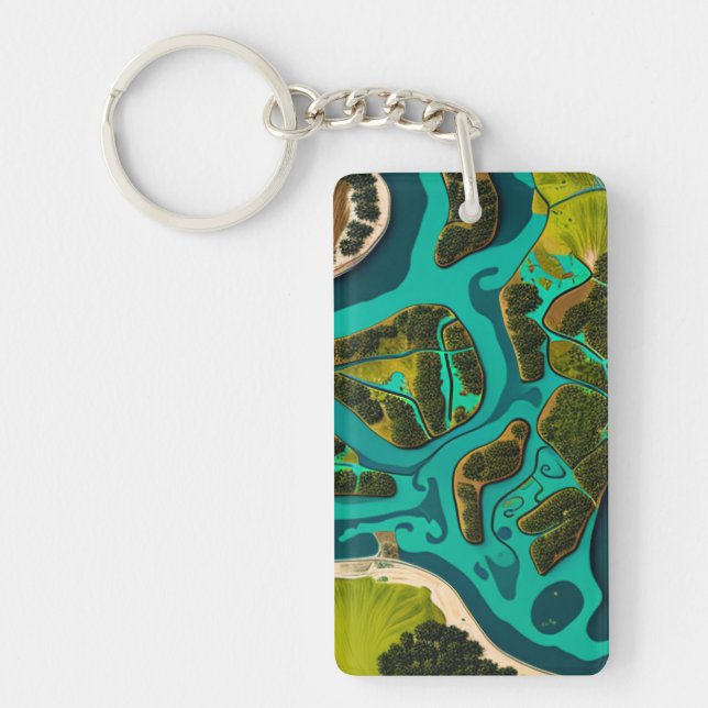 Porte-clefs Futuristic Marshlands (Devant)