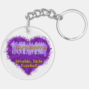 Porte-clefs fuzzball