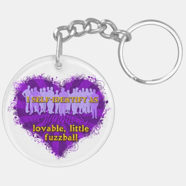 Porte-clefs fuzzball (Dos gauche)
