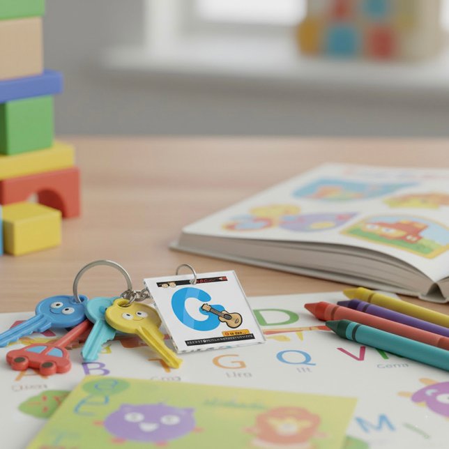 Porte-clefs G est pour la guitare (Créateur téléchargé)