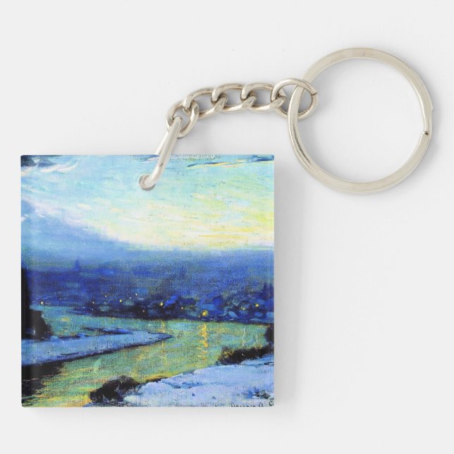 Porte-clefs Gagnon - Twilight, peinture fine art (Dos)
