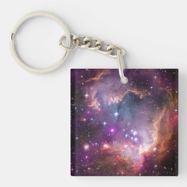 Porte-clefs Galaxie Étoiles spatiales Interstellaires Nebula (Devant)