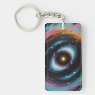 Porte-clefs Galaxie spirale cosmique