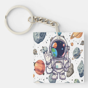 Porte-clefs Galaxy Porte - clé Astronaut Planètes Conception p