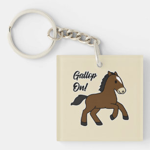 Porte-clefs Galopons ! Adorable design de poulain kawaii cheva