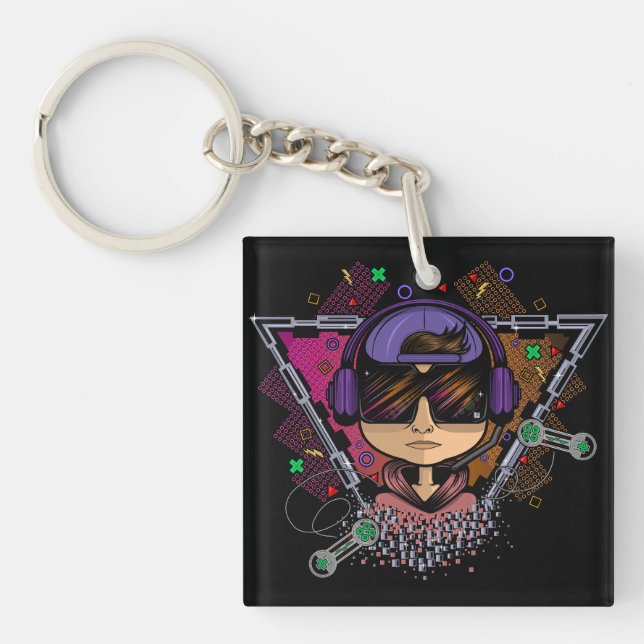 Porte-clefs Gamer Boy (Devant)
