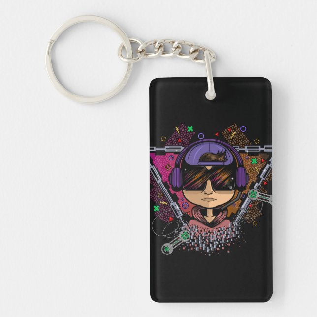 Porte-clefs Gamer Boy (Devant)