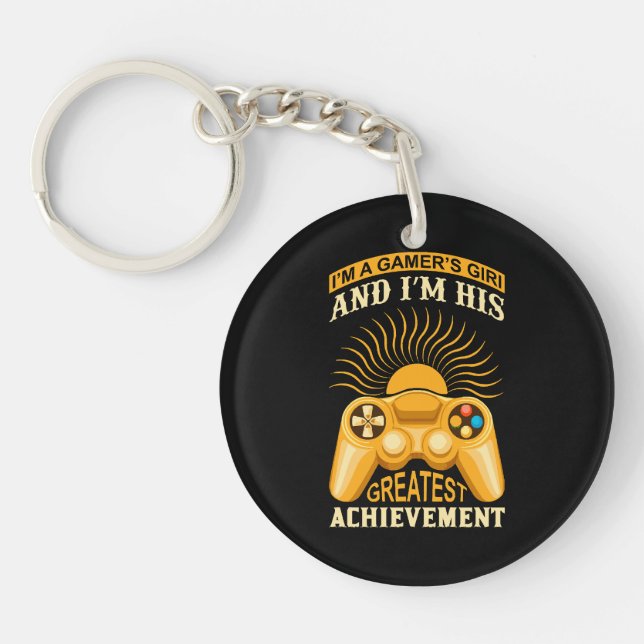 Porte-clefs Gameuse (Devant)