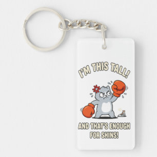 Porte-clefs Gants de boxe pour chat court et drôles de tibias
