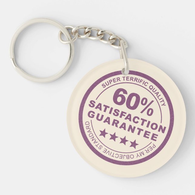 Porte-clefs Garantie de satisfaction de la responsabilité (Devant)